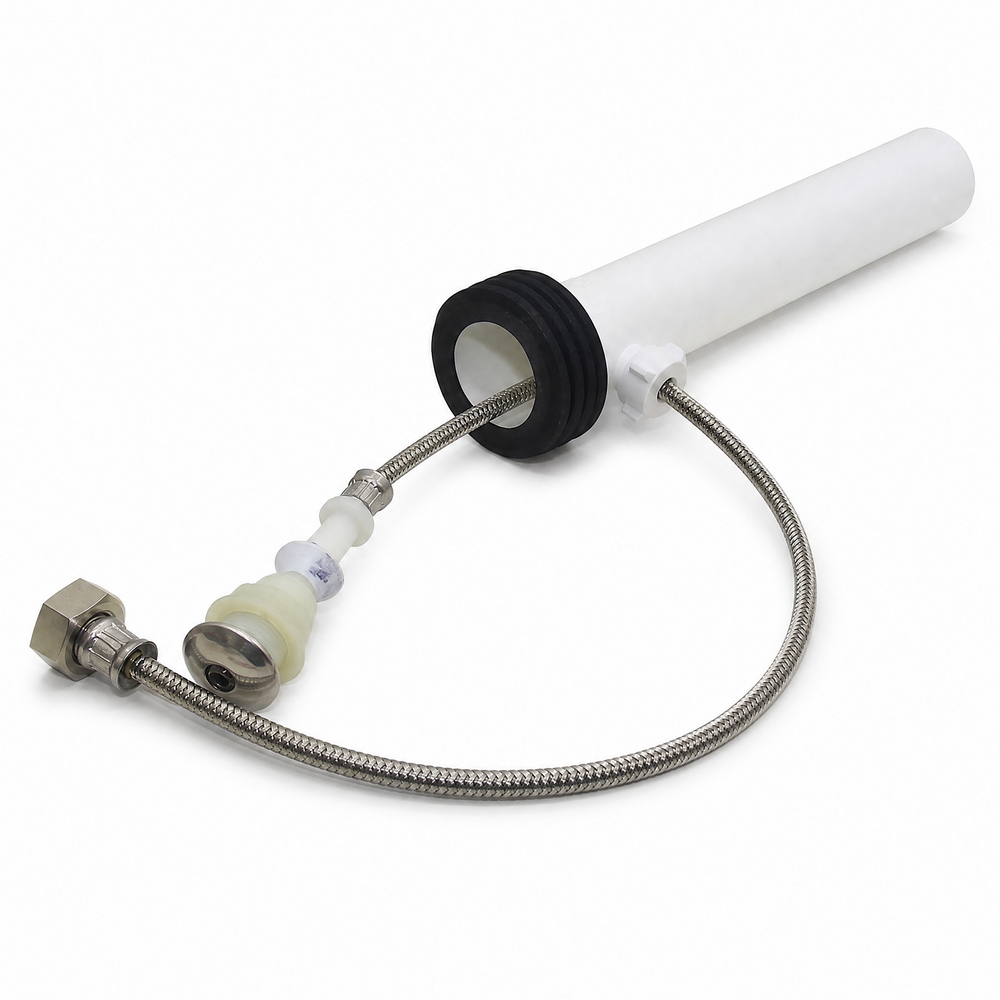 Kale Nordic 28 mm Adaptörlü Taharet Çubuğu (Açılı Uç) | Orijinal Taharet Musluğu Çubuğu - 410200900715