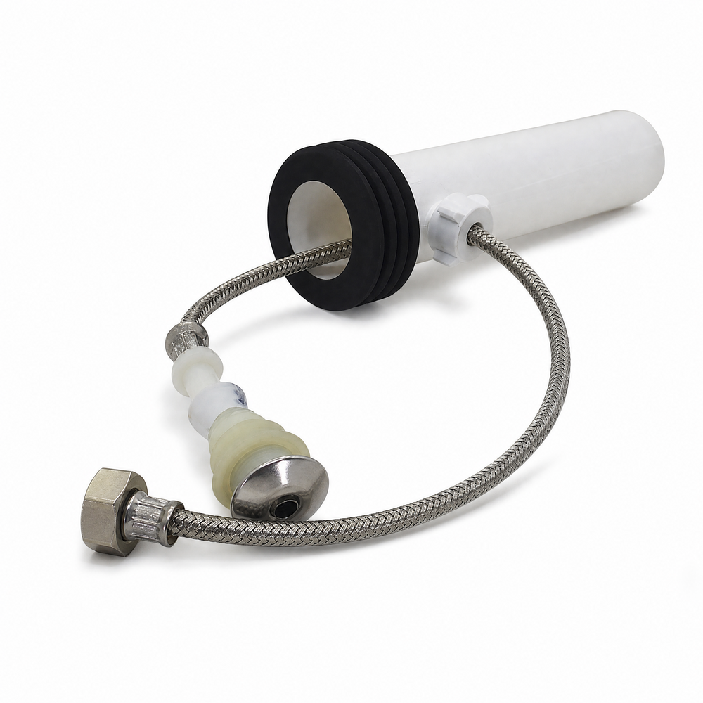 Kale Fold 18 mm Adaptörlü Taharet Çubuğu (Açılı Uç) | Orijinal Taharet Musluğu Çubuğu - 410200900714